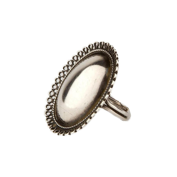 Mid-Century Beau Sterling Silver Dome Ring