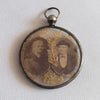 Rare Circa 1870 Victorian Mourning Memorial Pendant with Photographs and Foliage