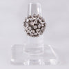 1970s Diamond and 18k White Gold Firework En Tremblant Ring