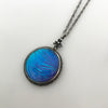 Early 20th Century Thomas L Mott Sterling Silver Butterfly Wing Necklace