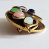 Late 1940s French Plaire Artists Palette Brooch