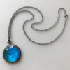 Early 20th Century Thomas L Mott Sterling Silver Butterfly Wing Necklace