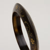 1970s Brass Piqué Horn Bangle