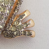 1980s Huge Valentino Garavani Pavé Rhinestone Frog Brooch