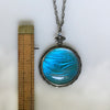 Early 20th Century Thomas L Mott Sterling Silver Butterfly Wing Necklace