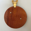 1970s Florenza Wood and Enamel Panther Necklace