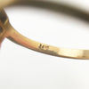 1940s Toi et Moi 14k Gold Cultured Pearls and Diamond Ring