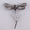 Art Nouveau Sterling Silver Thomas L Mott Butterfly Wing Dragonfly Brooch