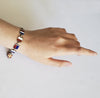 1940s Sterling Silver Enamel Mariner’s Flag Acrostic “Sweetheart” Bracelet