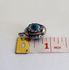 Circa 1915 Sterling Silver Three Sided Evil Eye Charm Pendant