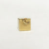 1940s 14k Gold Mechanical Jack-in-the Box Enamel Charm