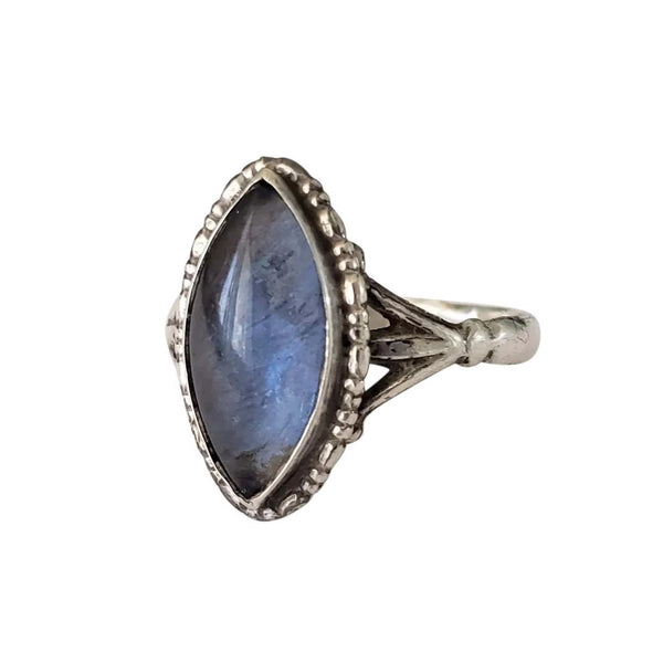 Circa 1890 English Sterling Silver Butterfly Wing Ring