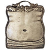 Early 20th Century Italian Sterling Silver Torso Stomach Milagro Ex-Voto