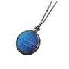Early 20th Century Thomas L Mott Sterling Silver Butterfly Wing Necklace