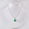 14k Gold Atomizer Perfume Bottle Pendant Necklace