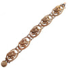 1910s Art Nouveau Floral Gilt Brass Bracelet