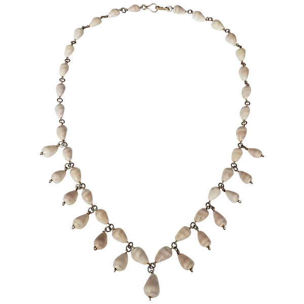 Late Victorian Hand Wired Cowrie Shell Necklace