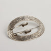 Late Victorian Sterling Silver Sash Buckle Brooch