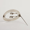Late Victorian Sterling Silver Sash Buckle Brooch