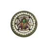 Mid 19th Century Egyptian Revival Micromosaic Beetle Brooch