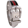 1960s Gucci Sterling Silver and Enamel Buckle Bracelet