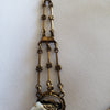 1920s Gilt Brass and Mississippi Pearl Necklace