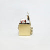 1940s 14k Gold Mechanical Jack-in-the Box Enamel Charm