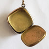 Circa 1910 Bliss Brothers Two-Tone Gold Plate Finger Purse with Monogrammed Pill Snuff Box