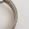 Rare Art Deco Leach & Miller Sterling Silver & Paste Coiled Snake Arm Cuff