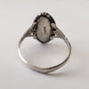 Circa 1890 English Sterling Silver Butterfly Wing Ring