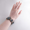 1950s Victorian Revival Blue Rhinestone Bracelet