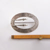 Late Victorian Sterling Silver Sash Buckle Brooch