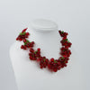 Rare 1950s Miriam Haskell Red Currants Necklace