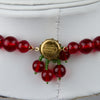 Rare 1950s Miriam Haskell Red Currants Necklace